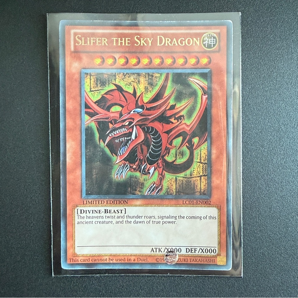 Slifer the Sky Dragon Card - Red